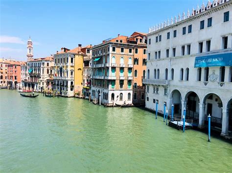 The Fondaco dei Tedeschi in Venice, Italy; a historic 